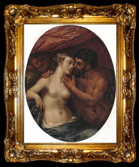 framed  unknow artist Mars,venus and cupid, ta009-2